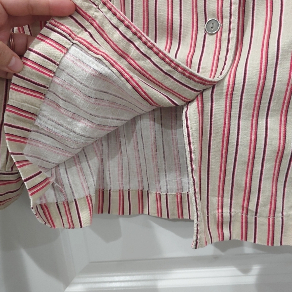 Striped Button-Up Shirt - Picture 10 of 14
